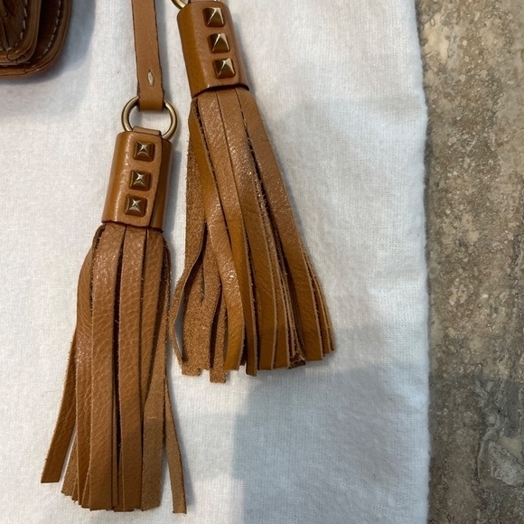 PRADA LEATHER STUDDED CHAIN SHOULDER BAG - Picture 8 of 13